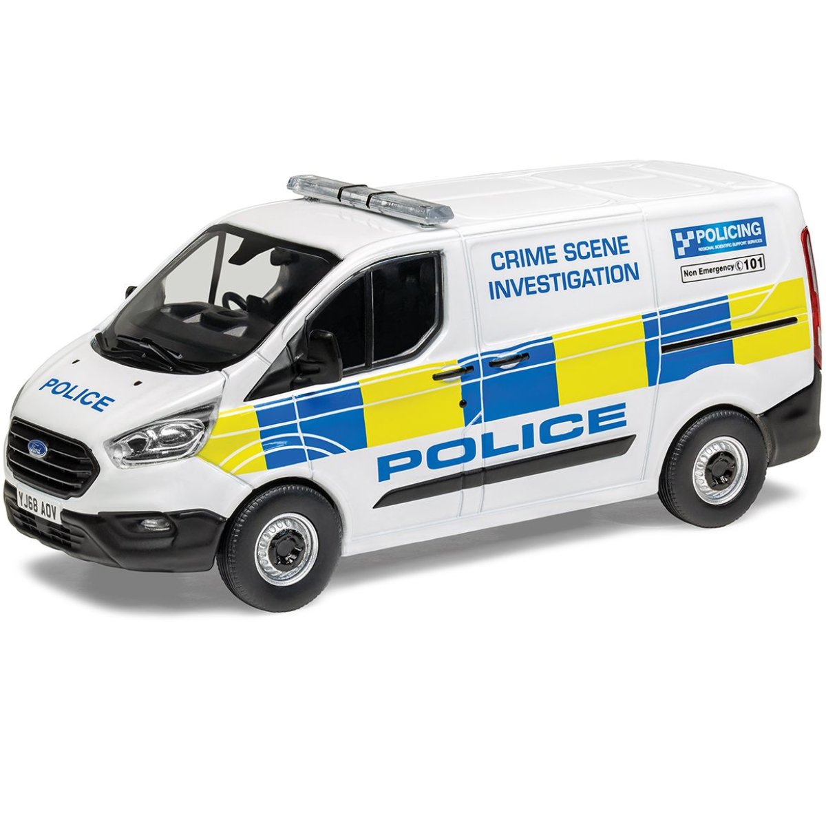 Corgi VA15103 Ford Transit Custom Leader, West Yorkshire Police - Phillips Hobbies