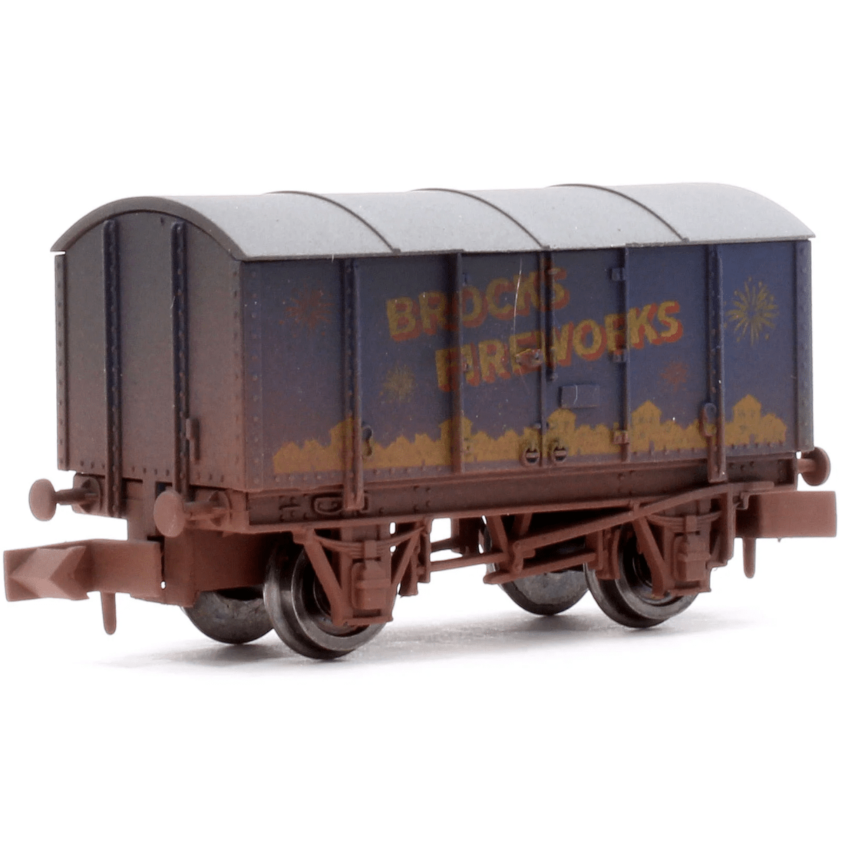 Dapol 2F - 013 - 092 Gunpowder Van Brocks Fireworks Weathered - N Gauge - Phillips Hobbies