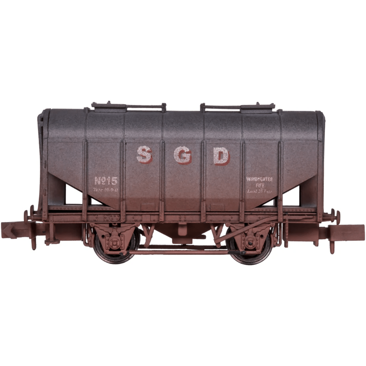 Dapol 2F - 036 - 054 Bulk Grain Hopper SGD 15 Weathered - N Gauge - Phillips Hobbies