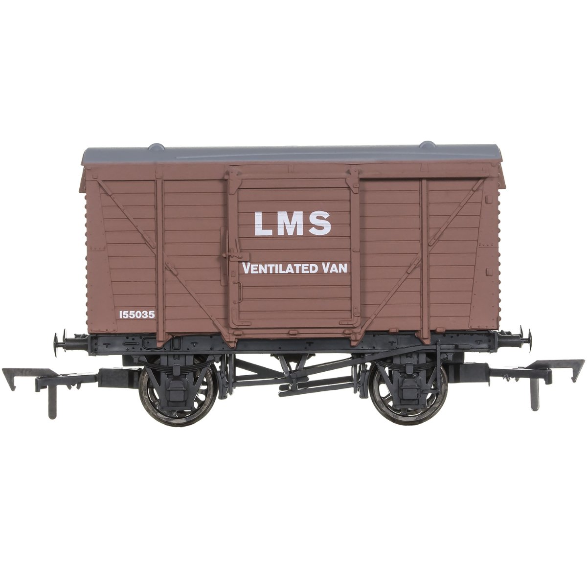 Dapol 4F - 011 - 118 Dapol Ventilated Van LMS Bauxite 155035 - OO Gauge - Phillips Hobbies