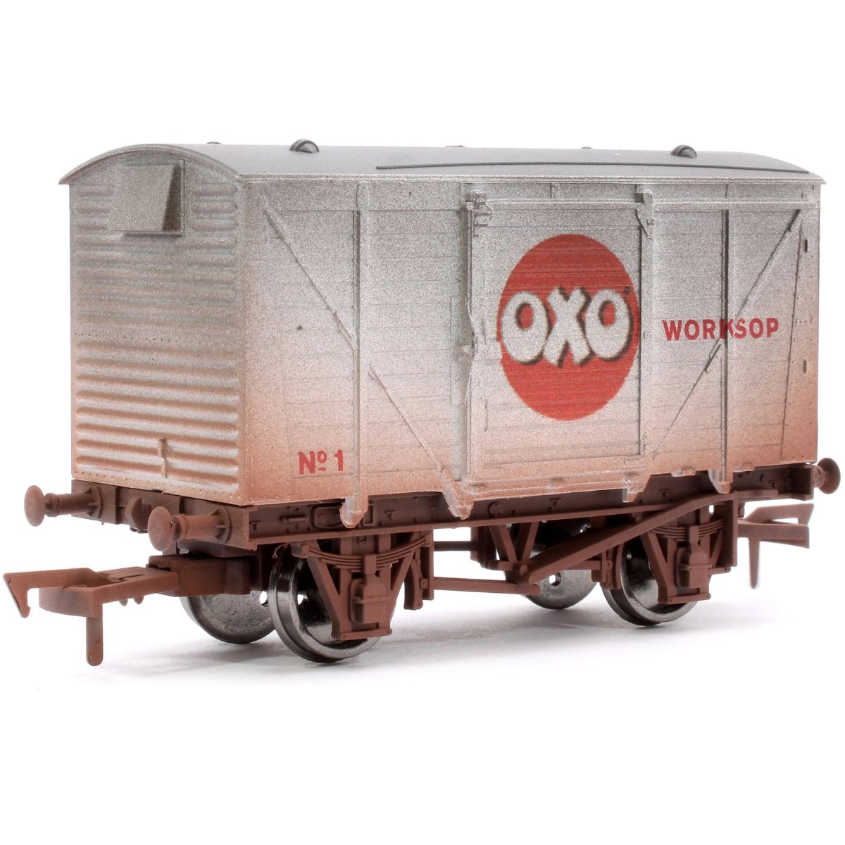 Dapol 4F - 011 - 131 Ventilated Van Oxo No1 Weathered - OO Gauge - Phillips Hobbies