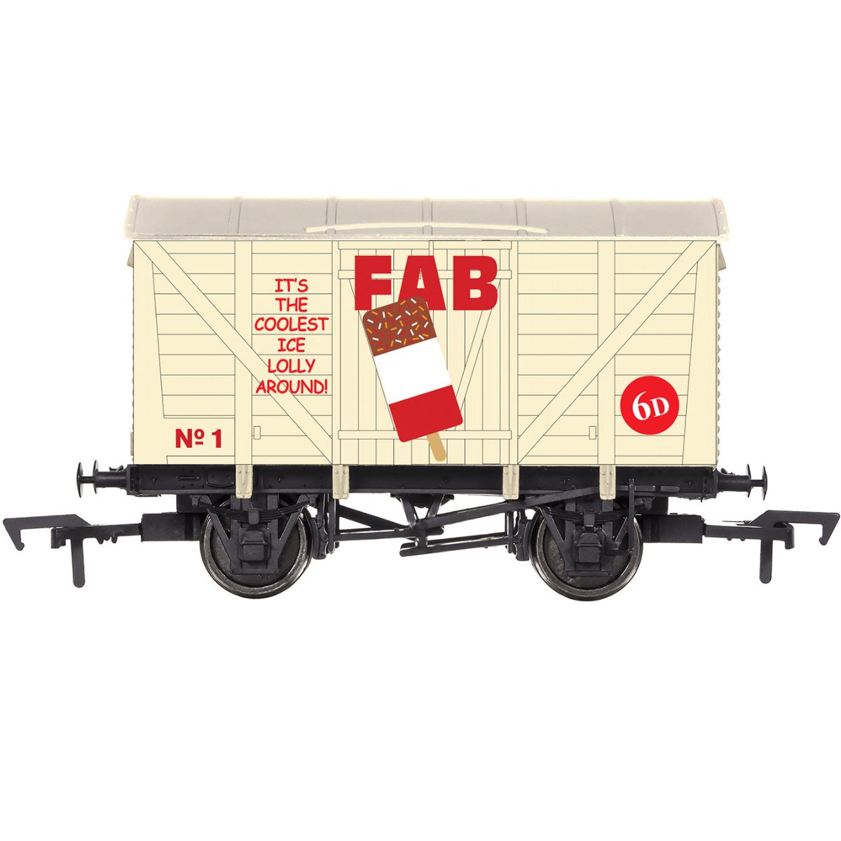 Dapol 4F - 012 - 053 Ventilated Van Fab Lolly No.1 - OO Gauge - Phillips Hobbies