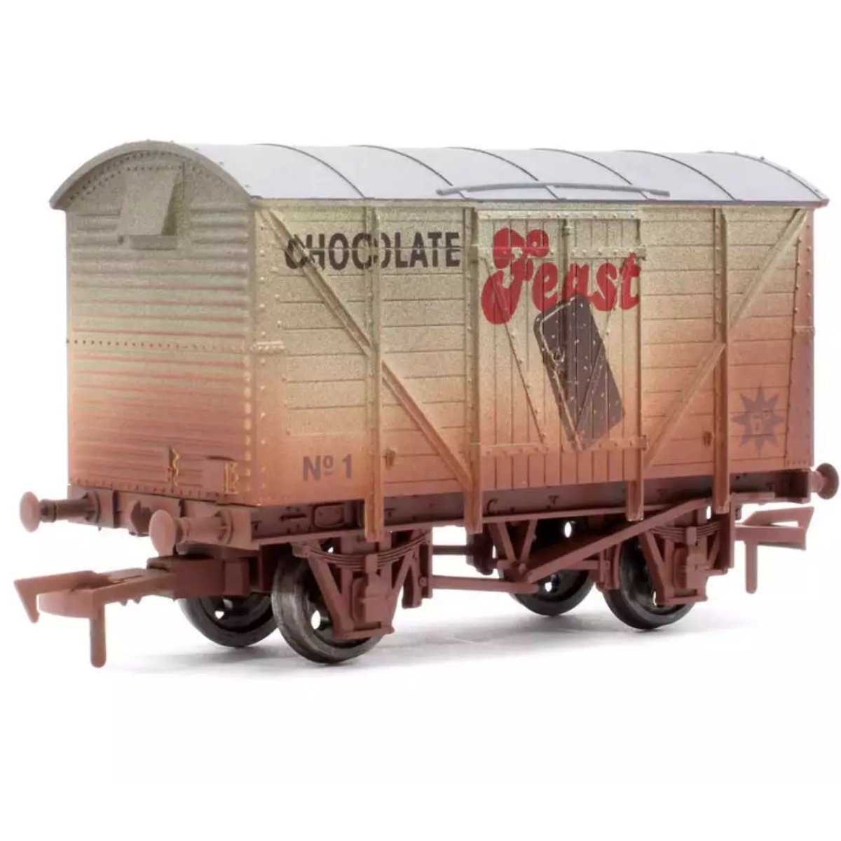 Dapol 4F - 012 - 056 Ventilated Van Feast Lolly No.1 Weathered - OO Gauge - Phillips Hobbies