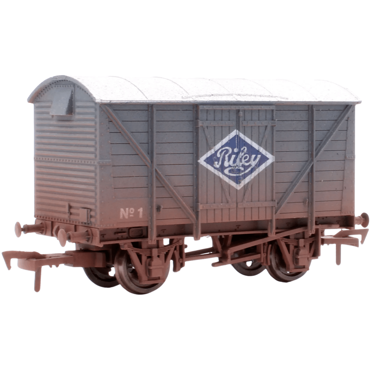 Dapol 4F - 012 - 060 Ventilated Van Riley No.1 Weathered - OO Gauge - Phillips Hobbies