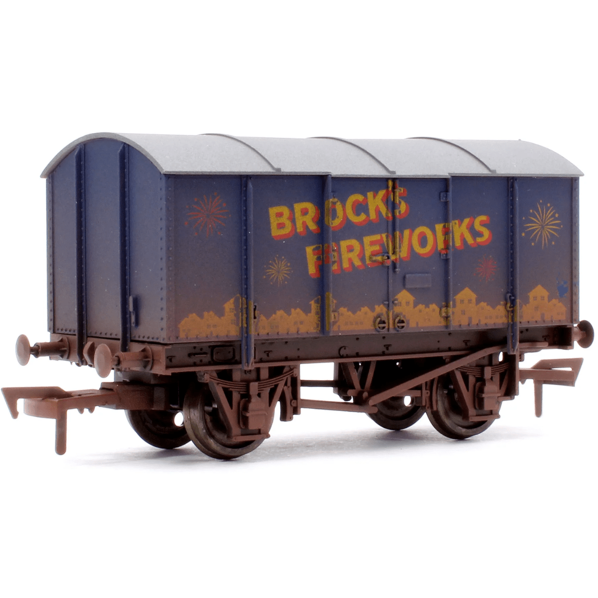 Dapol 4F - 013 - 182 Gunpowder Van Brocks Fireworks Weathered - OO Gauge - Phillips Hobbies