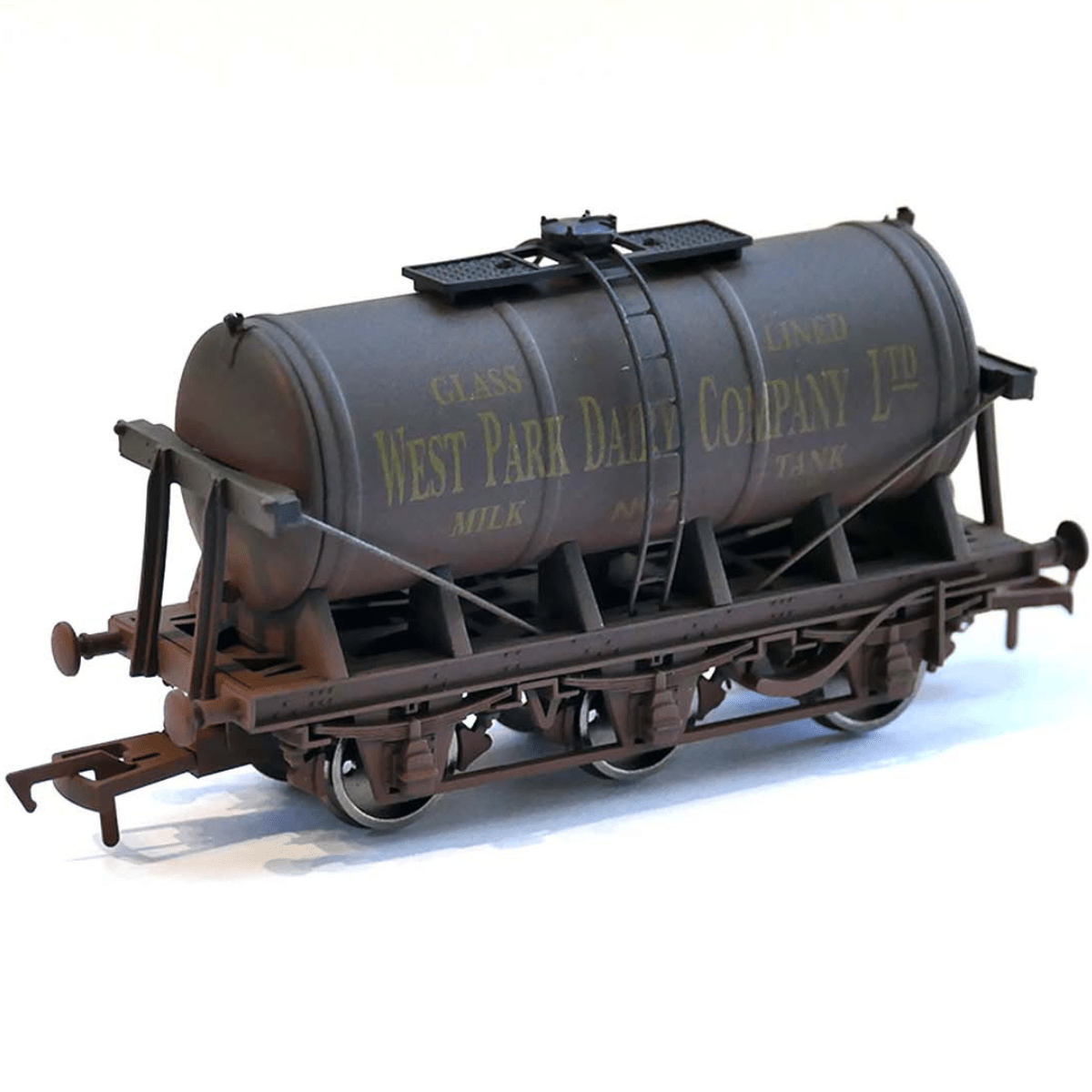 Dapol 4F - 031 - 048 6 Wheel Milk Tank West Park Dairy 7 Weathered - OO Gauge - Phillips Hobbies