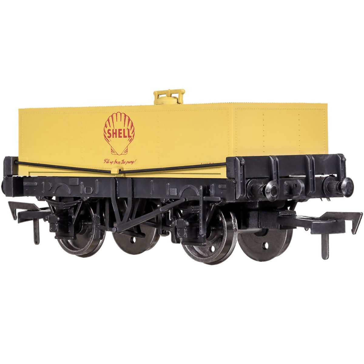 Dapol 4F - 032 - 023 Rectangular Tank Wagon Shell Oil - OO Gauge - Phillips Hobbies