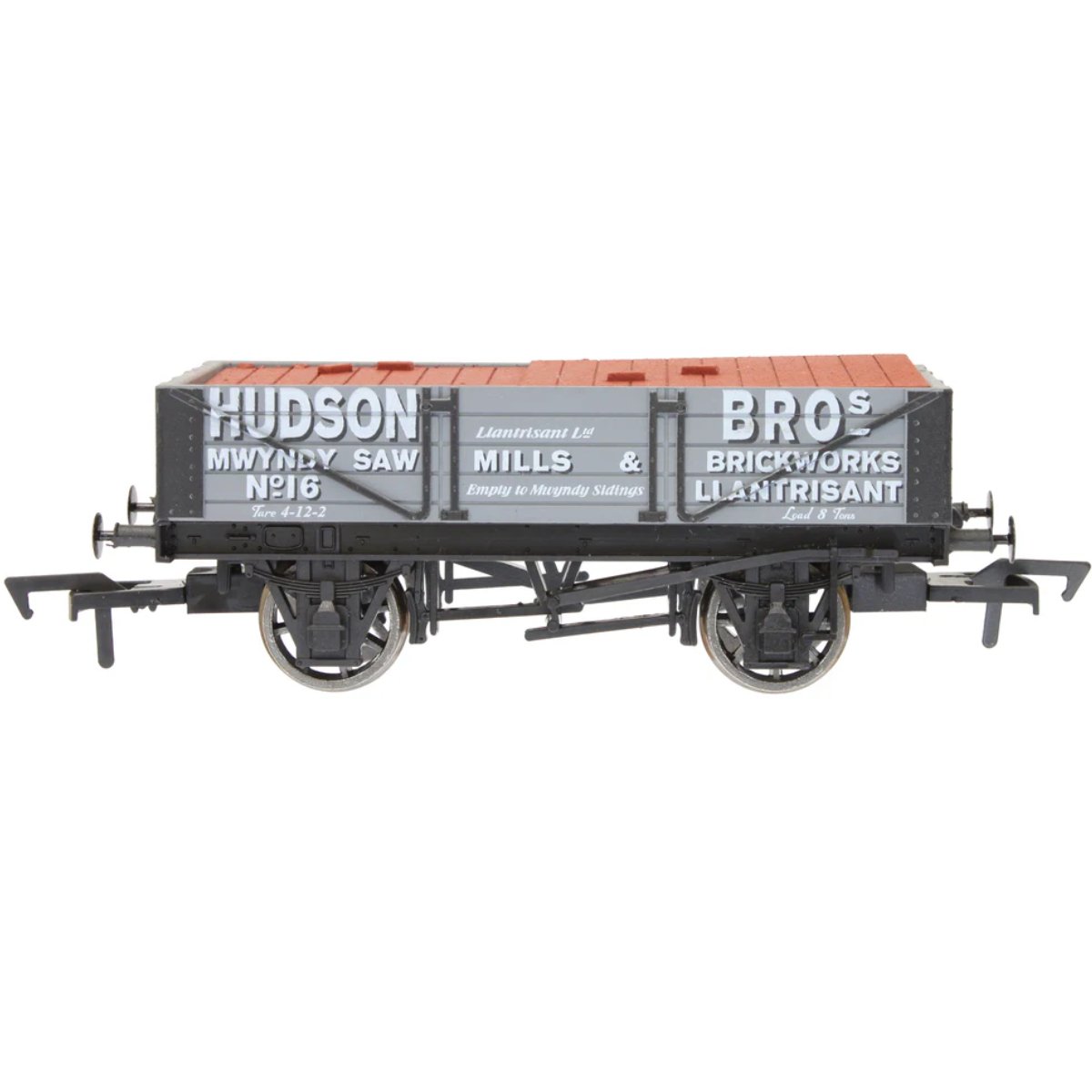 Dapol 4F - 040 - 021 4 Plank Wagon Hudson Bros 16 - OO Gauge - Phillips Hobbies