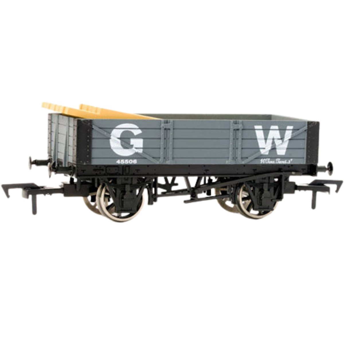 Dapol 4F - 040 - 031 4 Plank Wagon GWR 45550 - OO Gauge - Phillips Hobbies