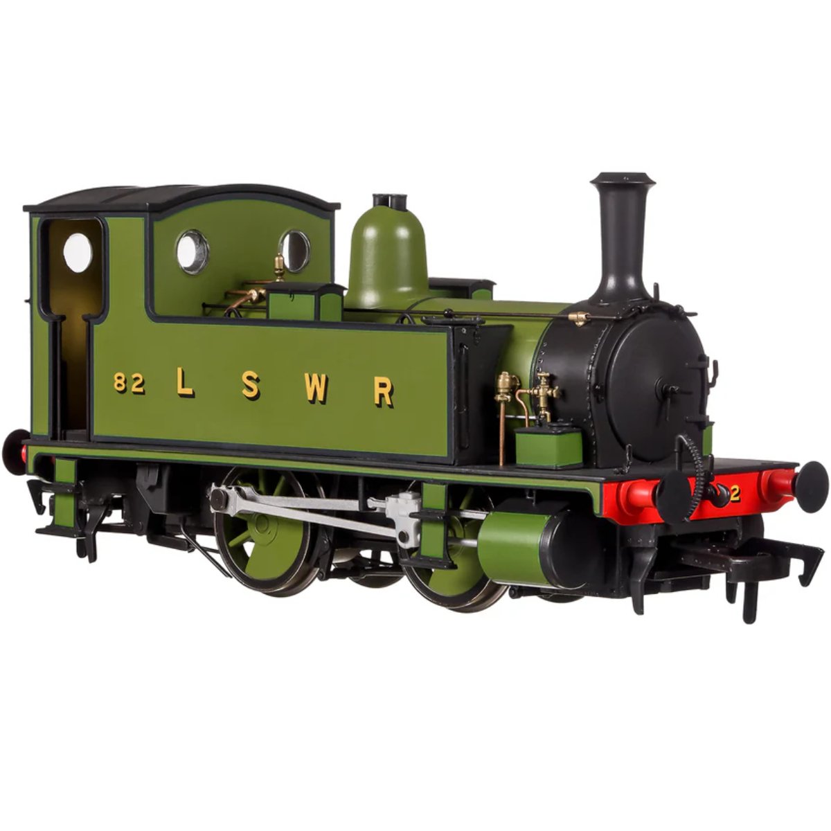 Dapol 4S - 018 - 013 OO Gauge B4 0 - 4 - 0T LSWR Dark Green 82 - OO Gauge - Phillips Hobbies