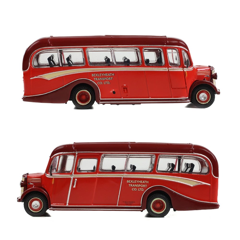 EFE E20141 Bedford OB Coach LLW837 Margo’s of Bexleyheath - 1:76 Scale - Phillips Hobbies