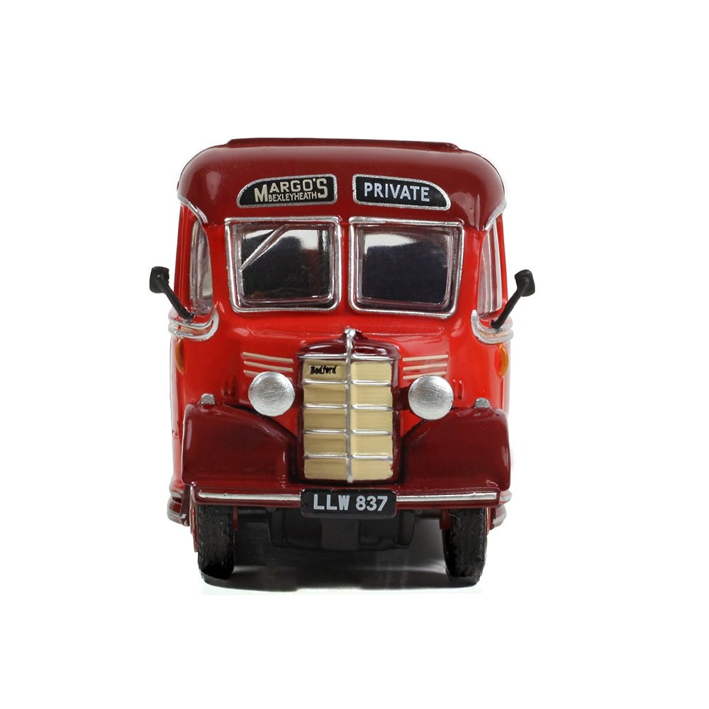 EFE E20141 Bedford OB Coach LLW837 Margo’s of Bexleyheath - 1:76 Scale - Phillips Hobbies