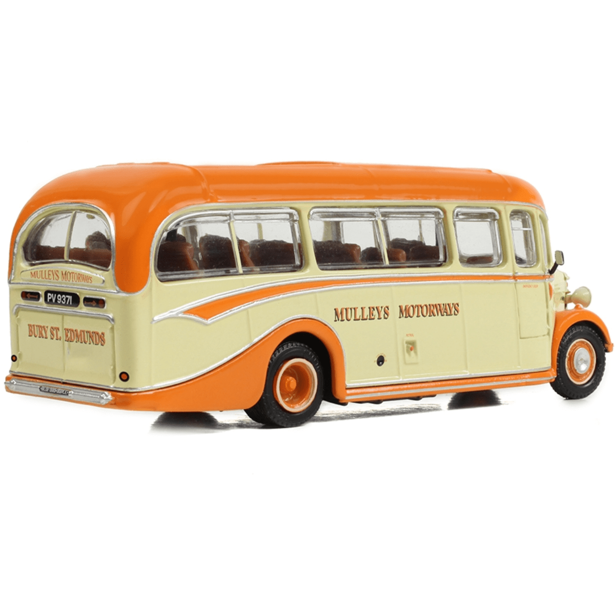 EFE E20144 Bedford OB Coach PV9371 Mulleys Motorways, Ixworth - 1:76 Scale - Phillips Hobbies