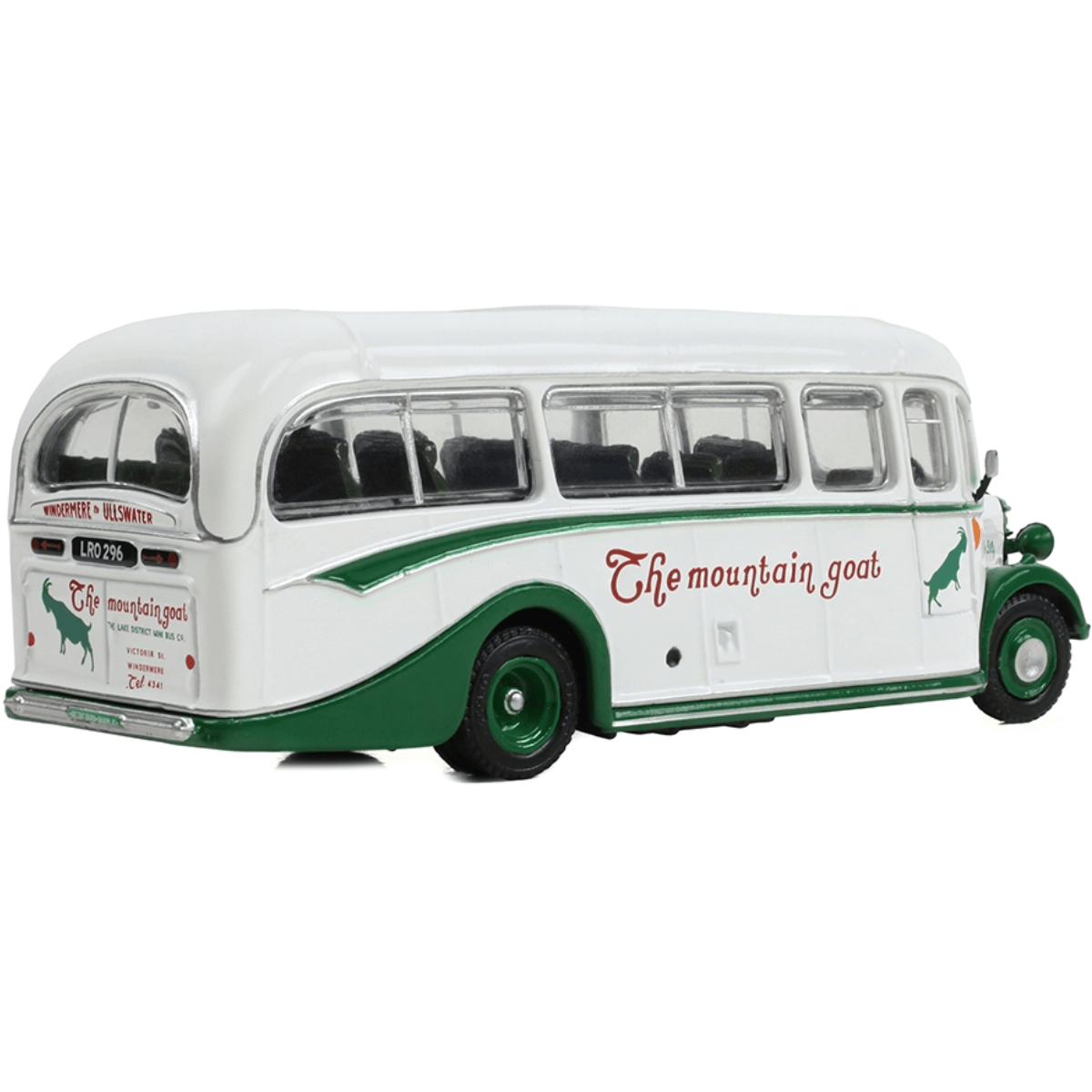 EFE E20146 Bedford OB Coach LRO296 The Mountain Goat, Windermere - 1:76 Scale - Phillips Hobbies