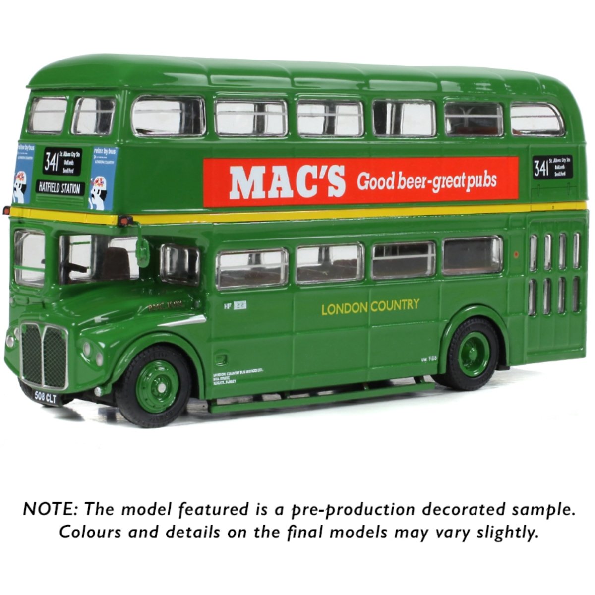 EFE E41902 AEC Routemaster RMC1508 LCBS Route 341 Hatfield Station - Phillips Hobbies