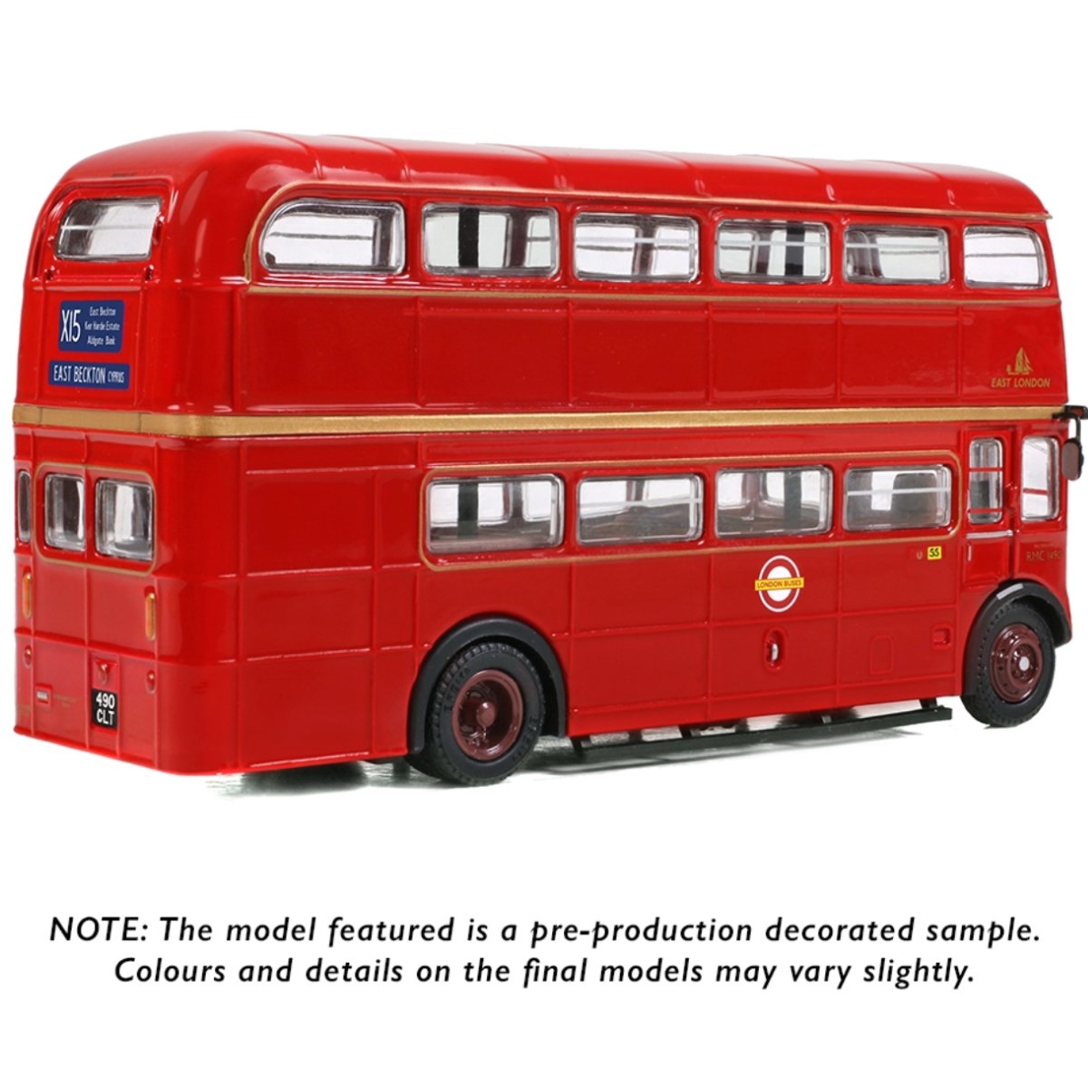 EFE E41903 AEC Routemaster RMC1490 East London Route X15 East Beckton - Phillips Hobbies