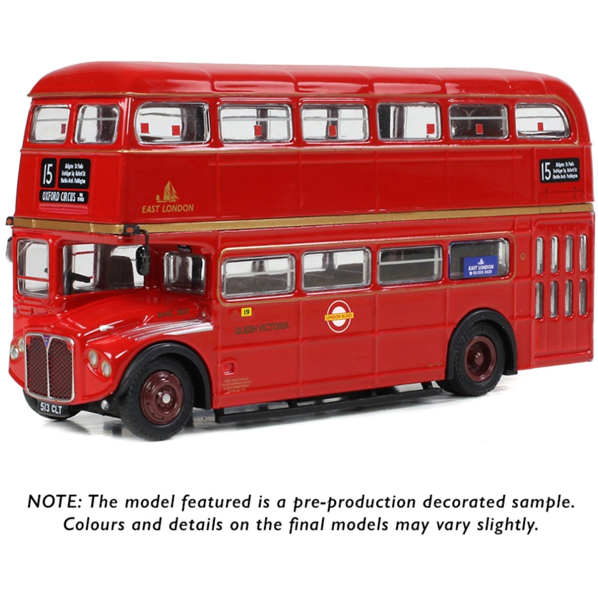 EFE E41904 AEC Routemaster RMC1513 East London Route 15 Oxford Circus - Phillips Hobbies