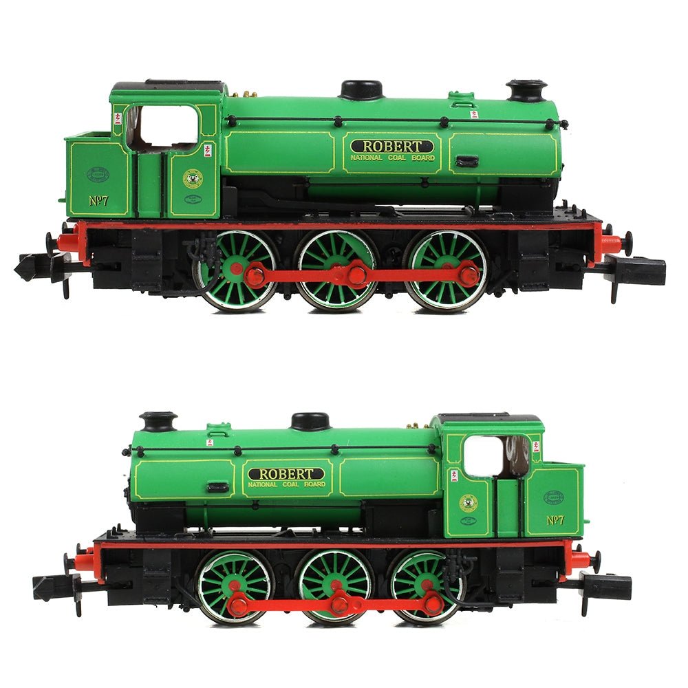 EFE Rail WD Austerity Saddle Tank 7 'Robert' National Coal Board Lined Green - N Gauge - Phillips Hobbies