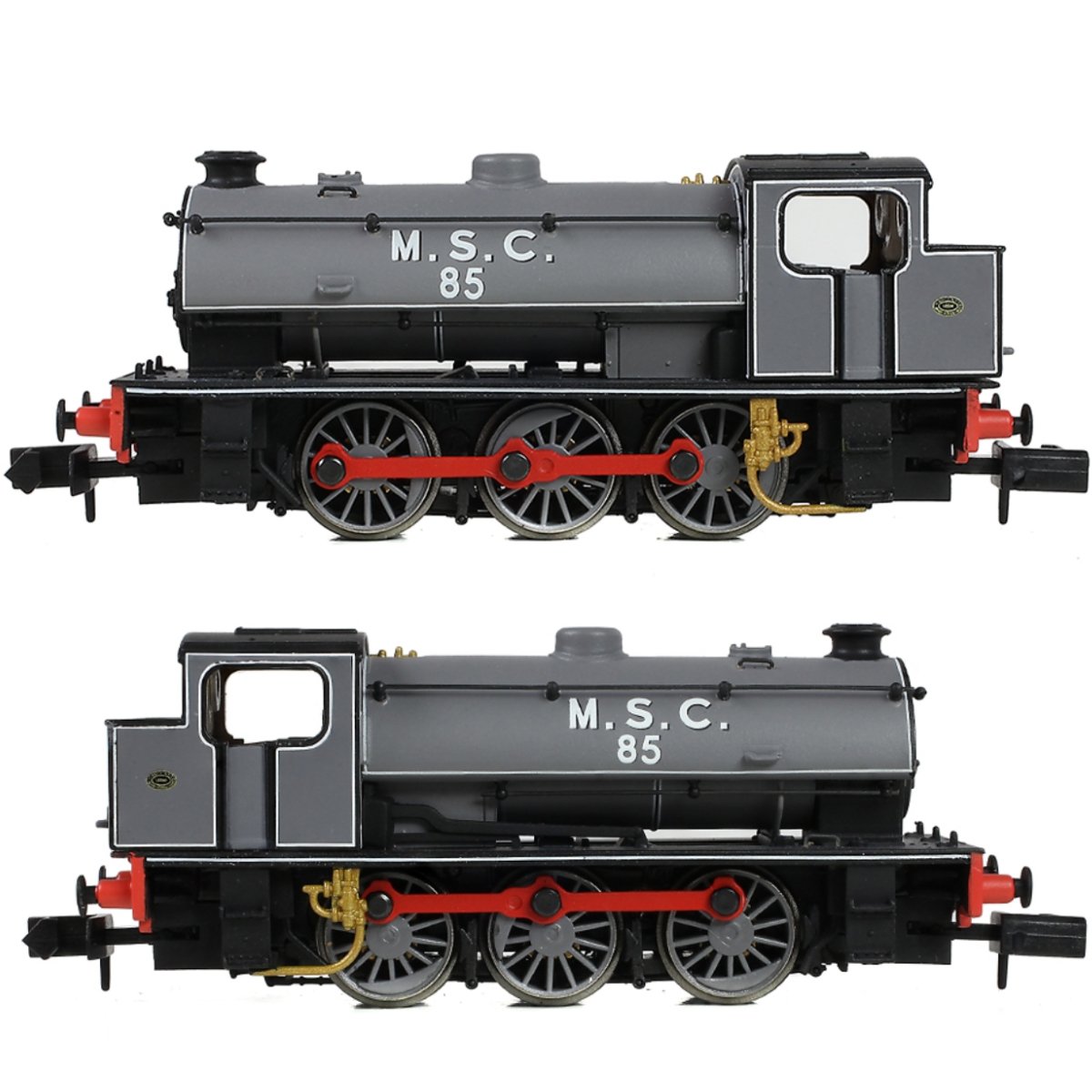 EFE Rail WD Austerity Saddle Tank 85 M.S.C. (Manchester Ship Canal) Lined Grey - N Gauge - Phillips Hobbies