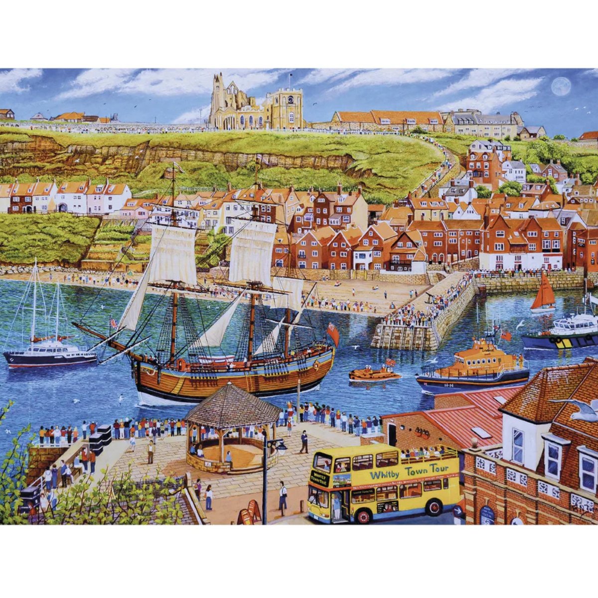 Endeavour Whitby - Gibsons 1000 Piece Jigsaw Puzzle - Phillips Hobbies