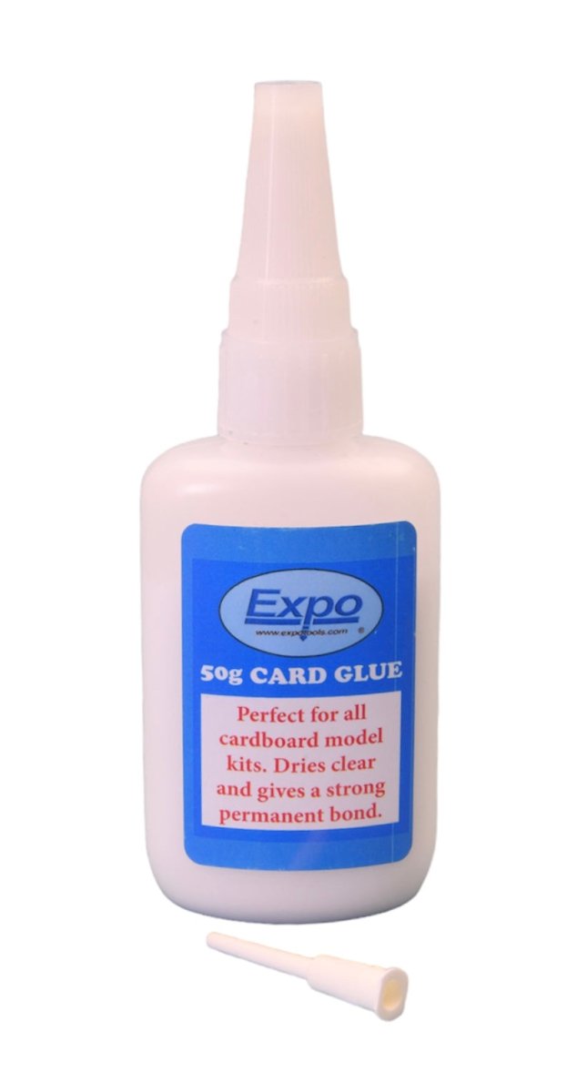 Expo 47010 - 50g Card Glue with Precision Nozzle - Phillips Hobbies