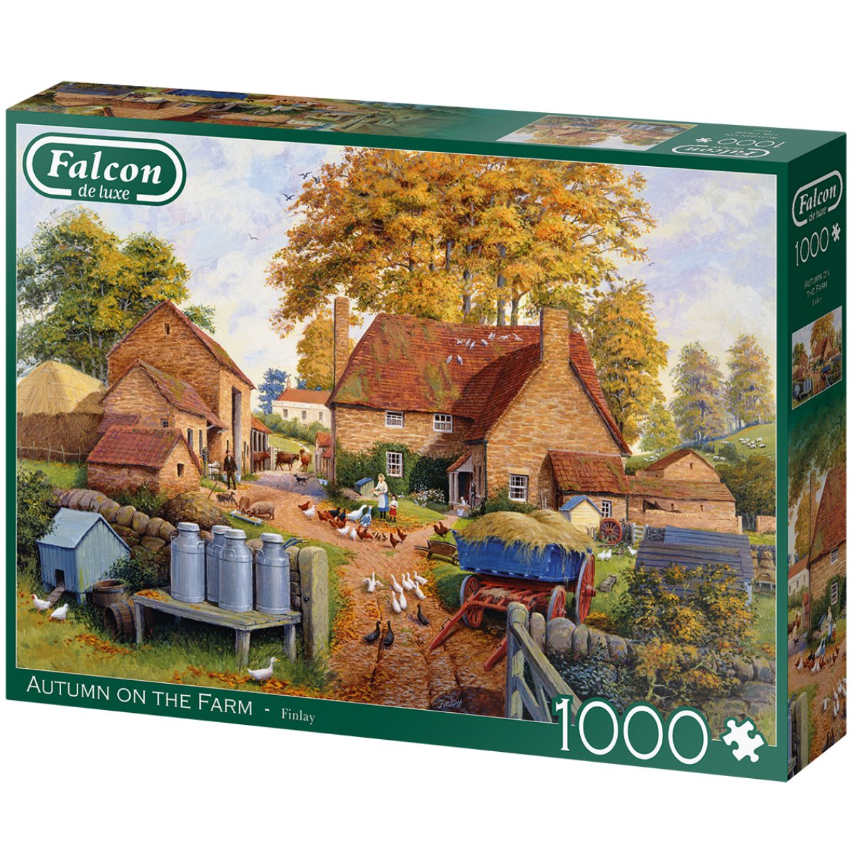 Falcon de Luxe Autumn on The Farm 1000 Piece Puzzle