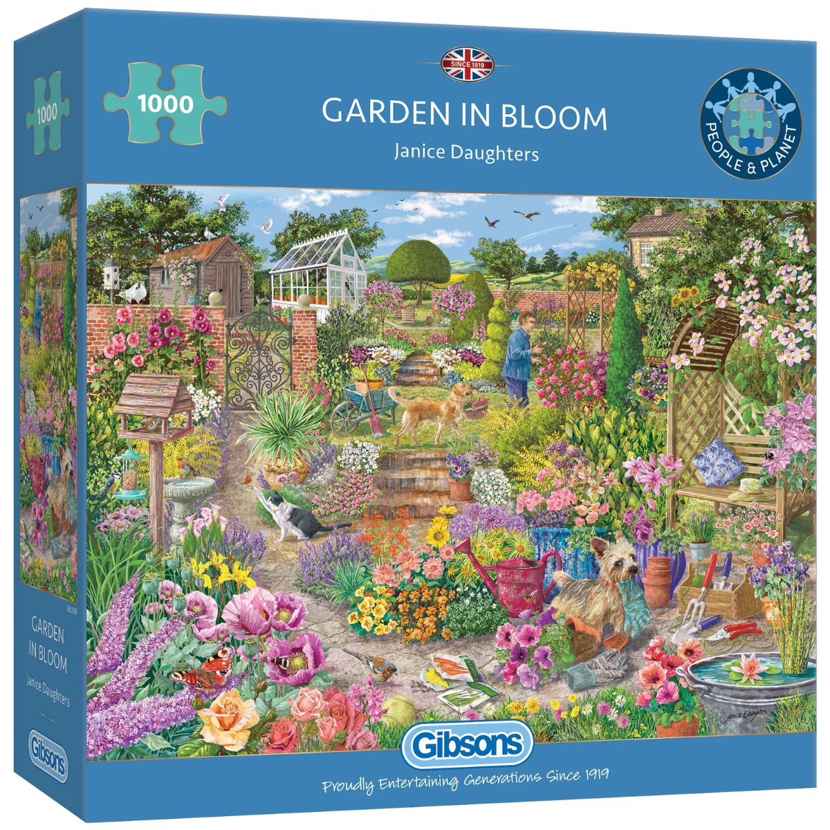 Garden In Bloom - Gibsons 1000 Piece Jigsaw Puzzle - Phillips Hobbies