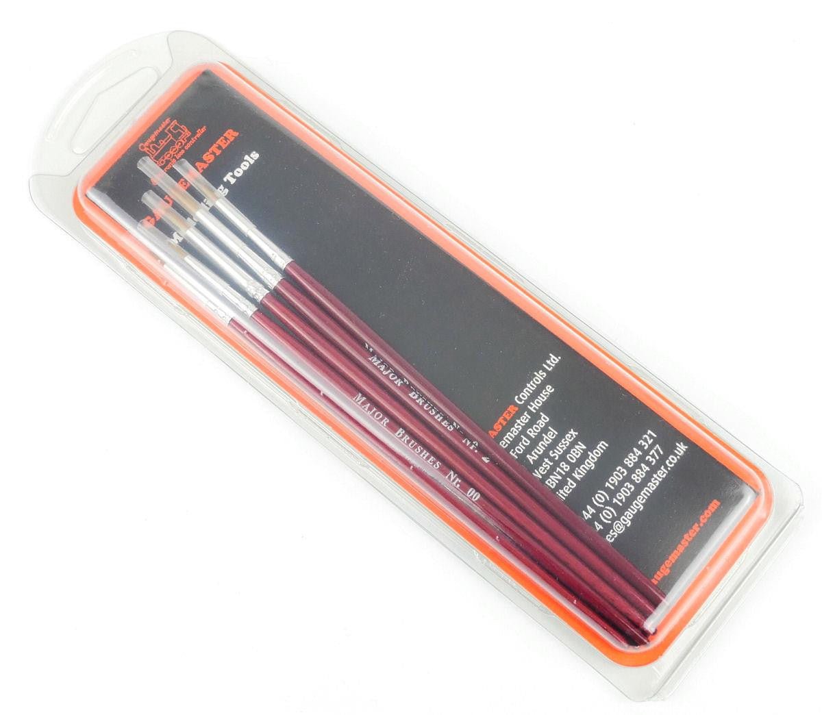 Gaugemaster GM670 Deluxe Paintbrush Set (5 Sable Brushes) - Phillips Hobbies