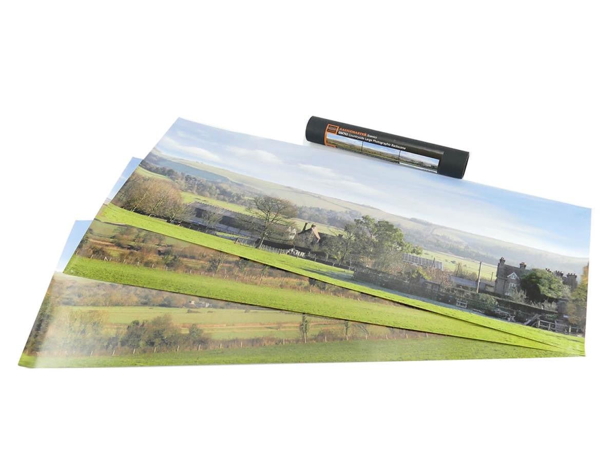 Gaugemaster GM702 Countryside Large Photo Backscene (2744x304mm) - Phillips Hobbies