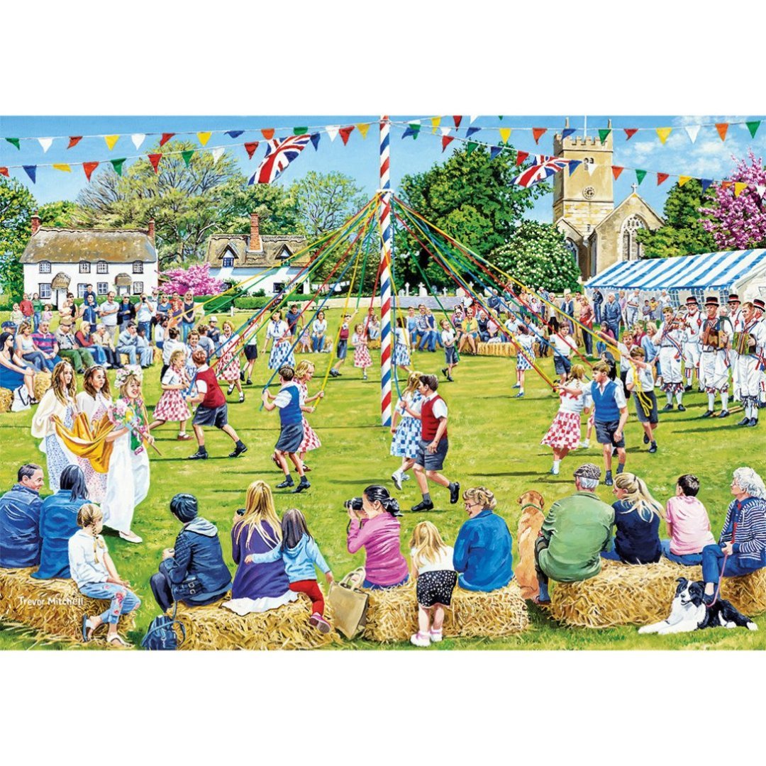 Gibsons Around the Maypole 250 XL Piece Jigsaw Puzzle - Phillips Hobbies