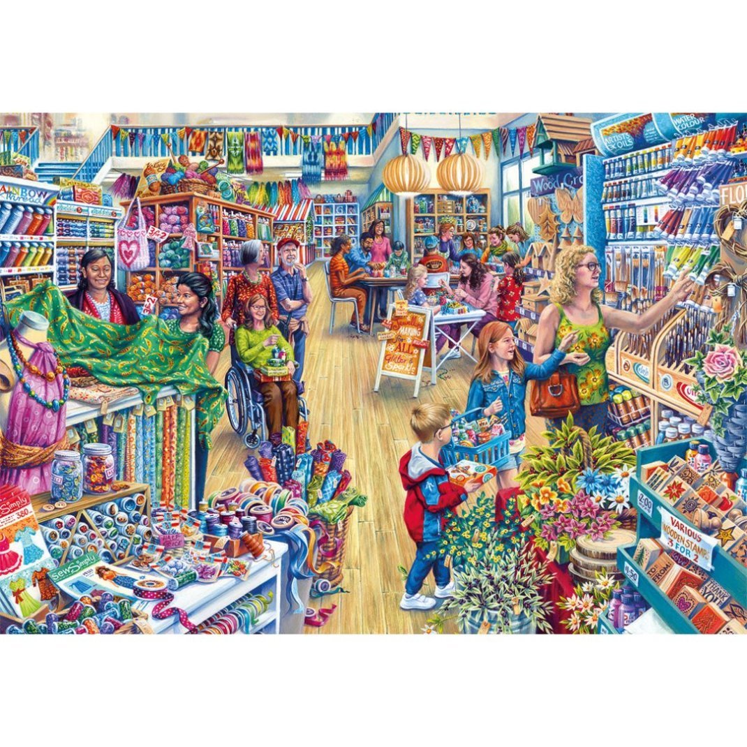 Gibsons Crafter's Paradise Extra Large 250 XL Piece Jigsaw Puzzle - Phillips Hobbies