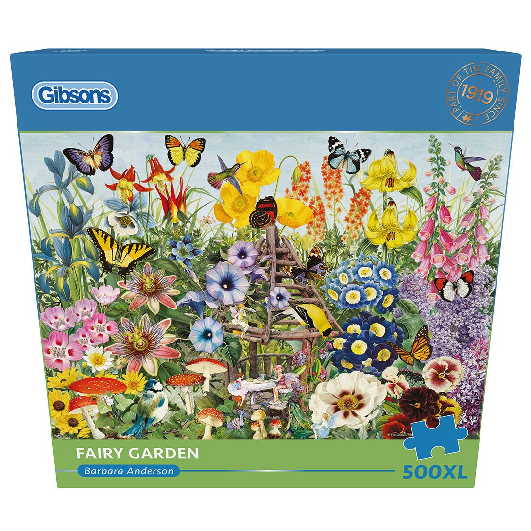 Gibsons Fairy Garden Extra Large 500 XL Jigsaw Puzzle - Phillips Hobbies