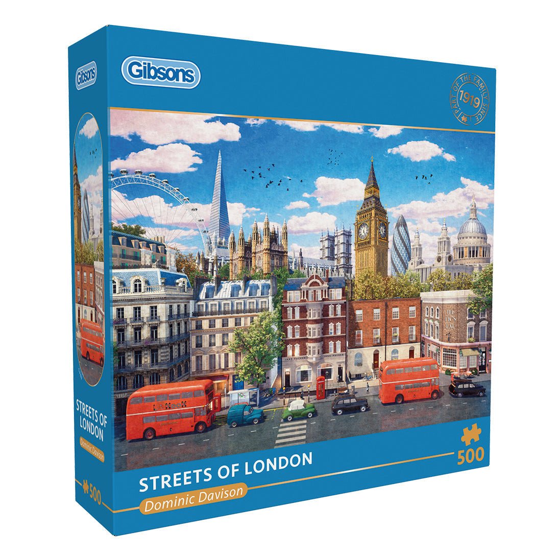 Gibsons G3153 Streets of London 500 Piece Jigsaw Puzzle - Phillips Hobbies