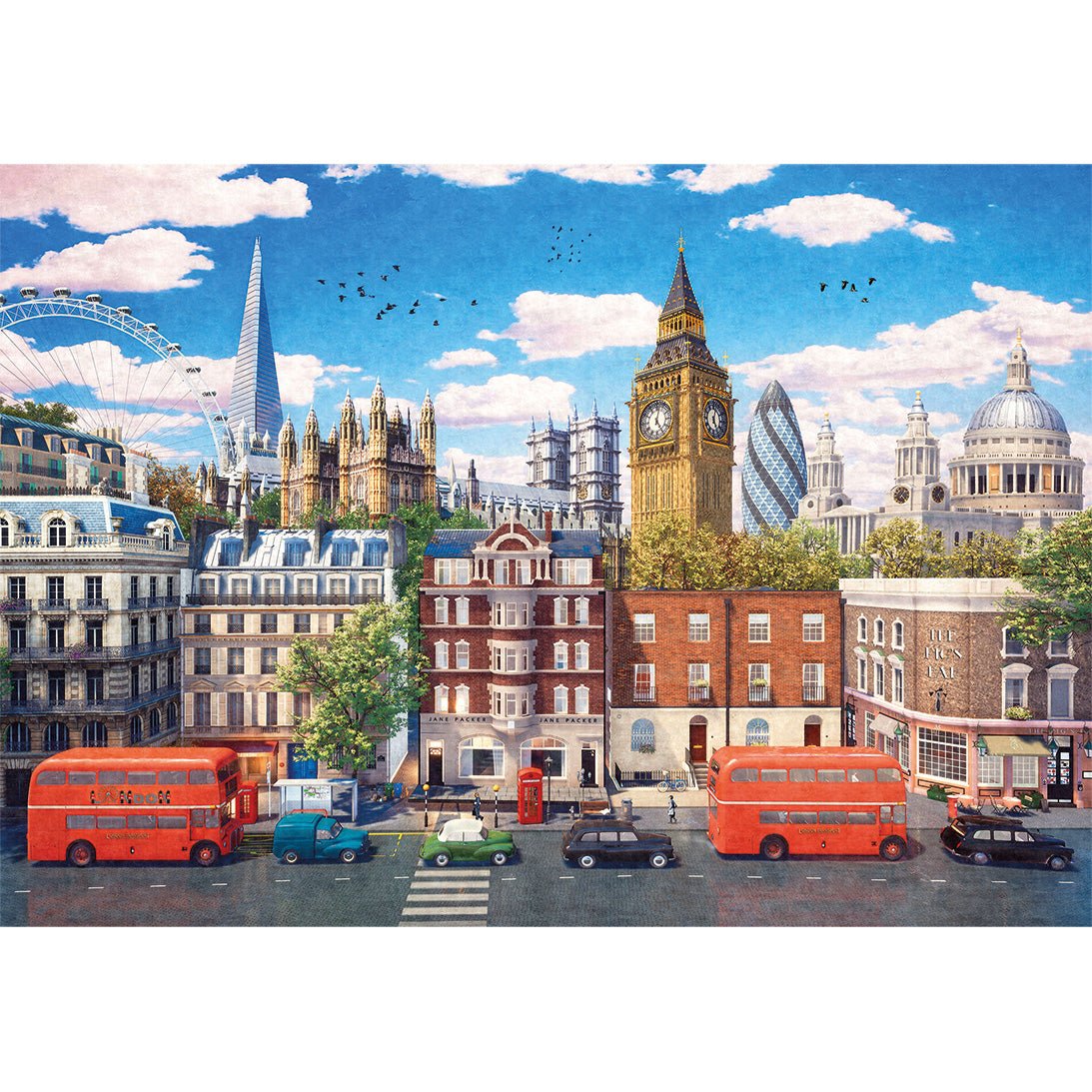 Gibsons G3153 Streets of London 500 Piece Jigsaw Puzzle - Phillips Hobbies