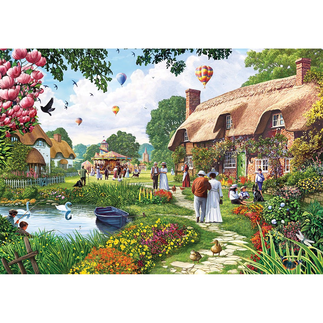 Gibsons G3156 Lakeside Cottage 500 Piece Jigsaw Puzzle - Phillips Hobbies