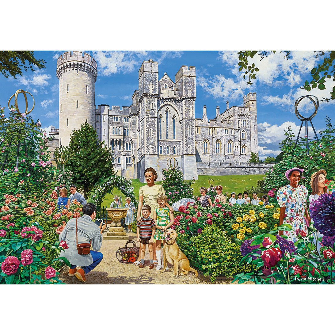 Gibsons G5067 Day out with the Family 4 x 500 Piece Jigsaw Puzzles - Phillips Hobbies