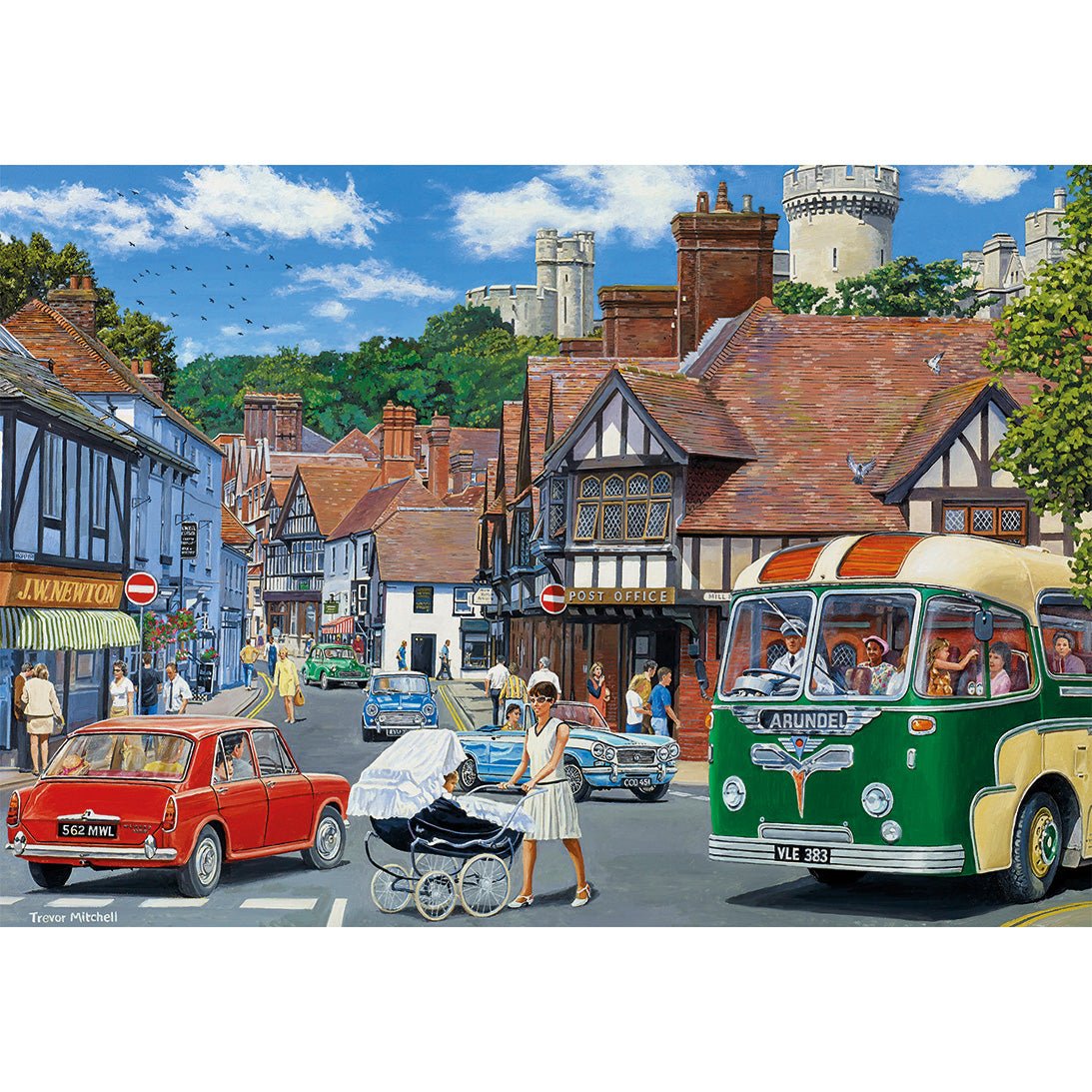 Gibsons G5067 Day out with the Family 4 x 500 Piece Jigsaw Puzzles - Phillips Hobbies