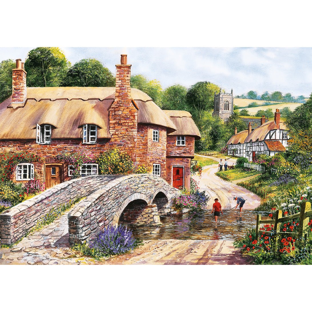 Gibsons G5070 Terry's Waterways 4 x 500 Piece Jigsaw Puzzles - Phillips Hobbies