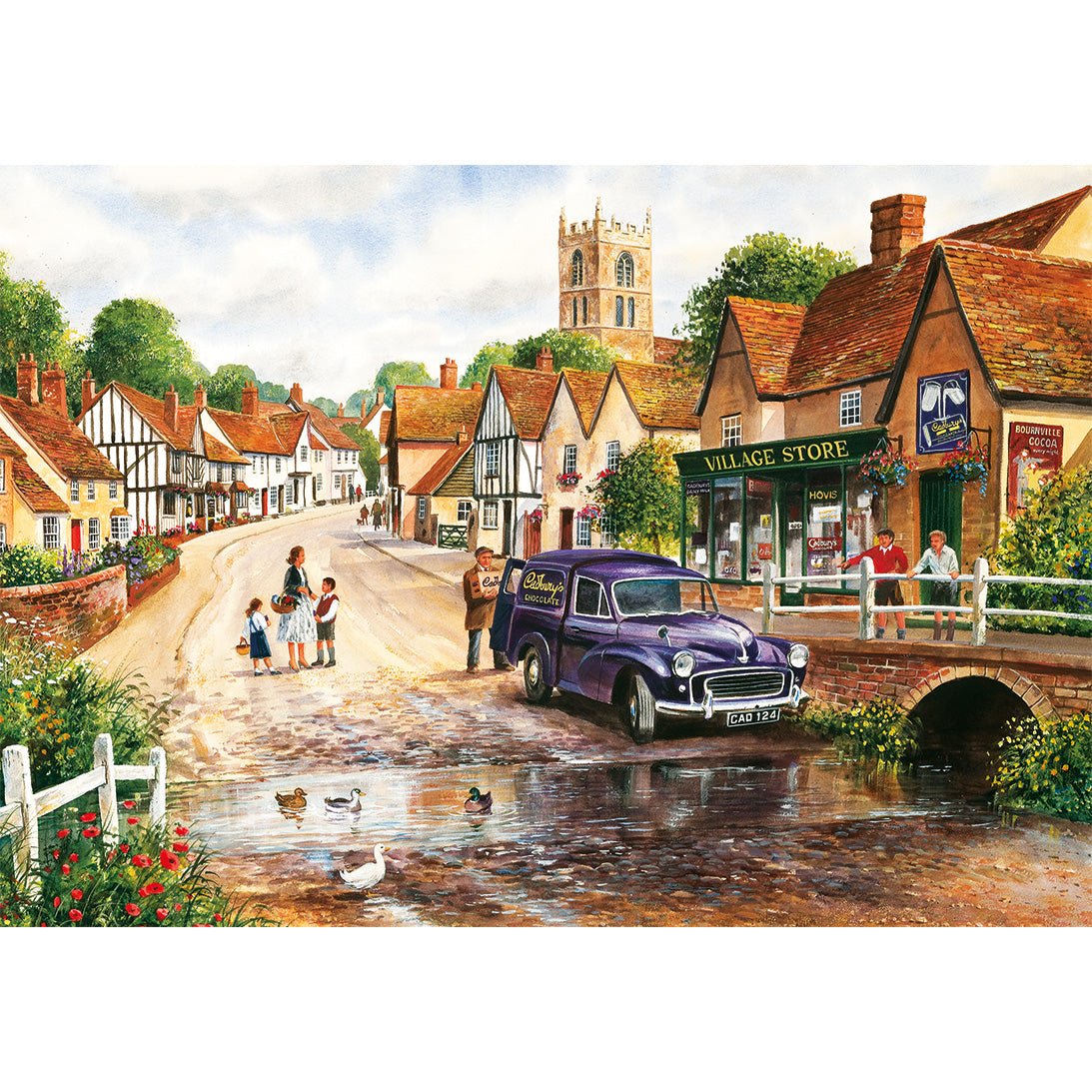 Gibsons G5070 Terry's Waterways 4 x 500 Piece Jigsaw Puzzles - Phillips Hobbies