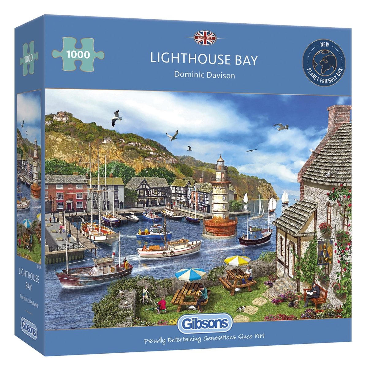 Gibsons G6285 Lighthouse Bay 1000 Piece Jigsaw Puzzle - Phillips Hobbies