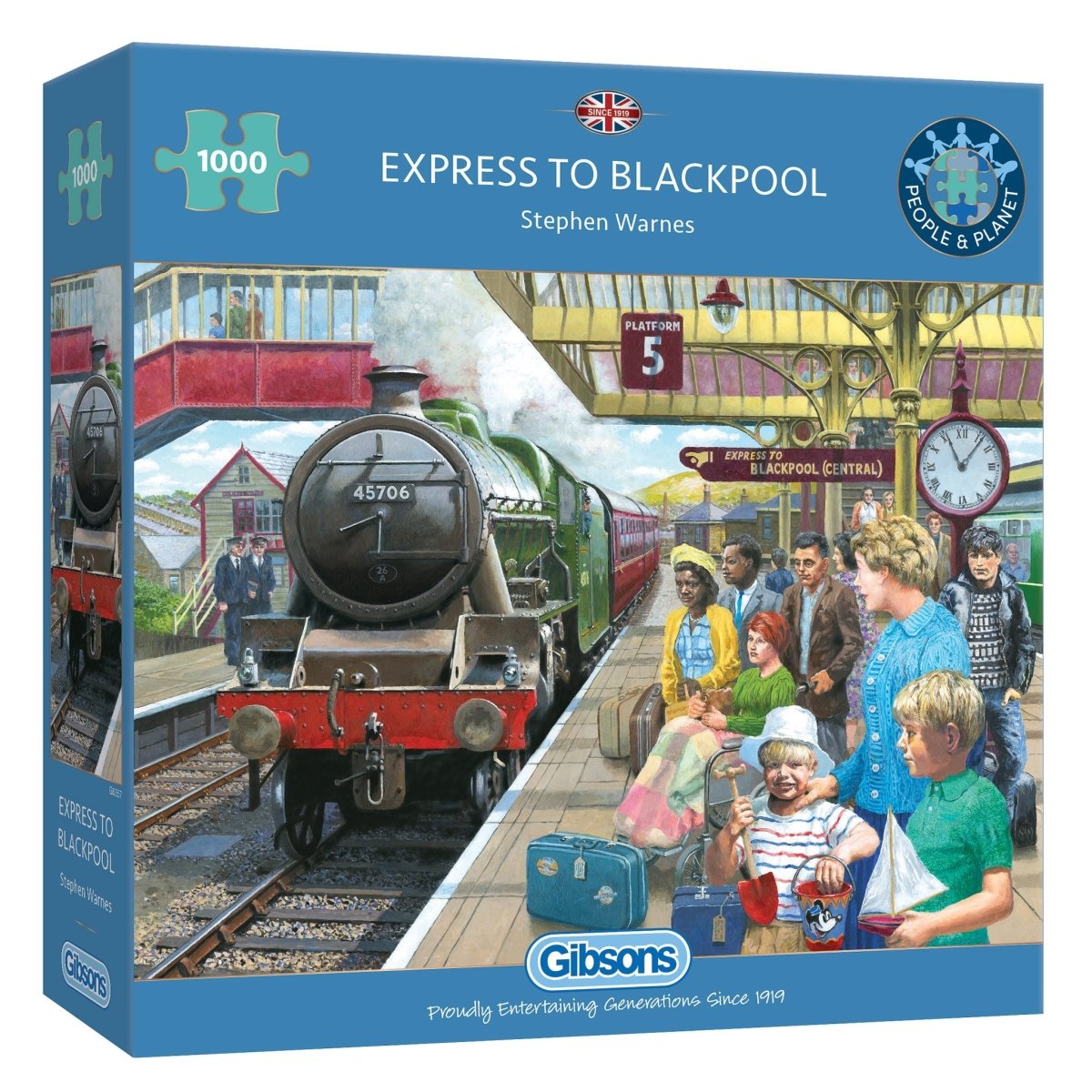 Gibsons G6357 Express to Blackpool 1000 Piece Jigsaw Puzzle - Phillips Hobbies