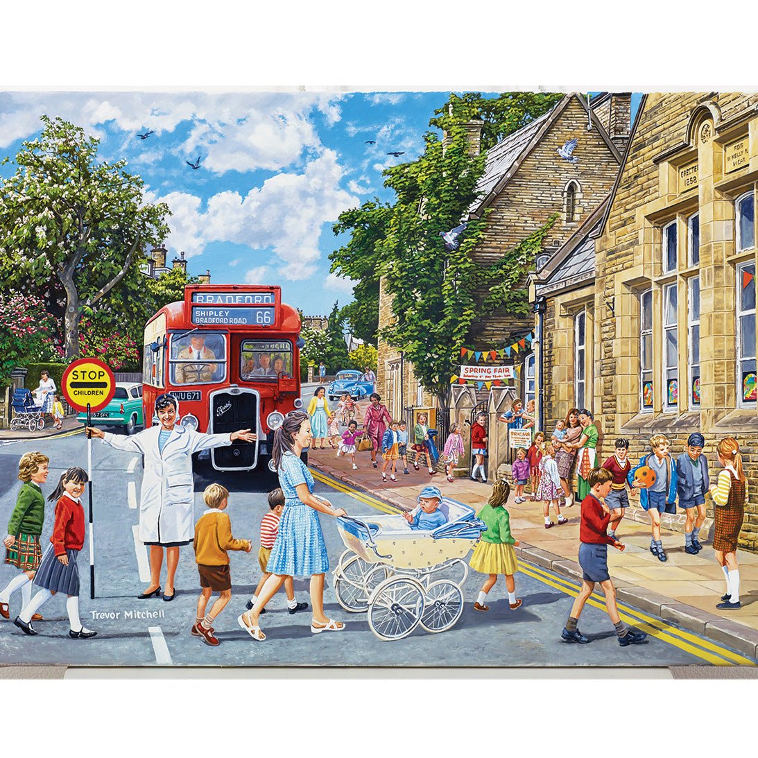 Gibsons G6390 The Lollipop Lady 1000 Piece Jigsaw Puzzle - Phillips Hobbies