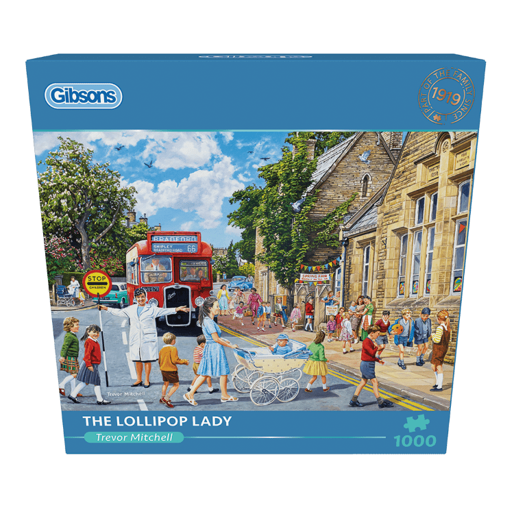 Gibsons G6390 The Lollipop Lady 1000 Piece Jigsaw Puzzle - Phillips Hobbies