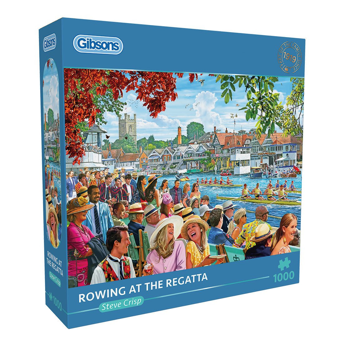 Gibsons G6398 Rowing at the Regatta 1000 Piece Jigsaw Puzzle - Phillips Hobbies