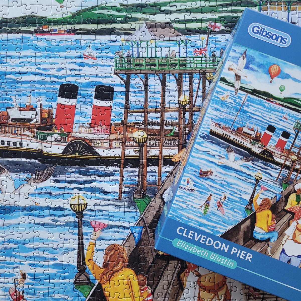 Gibsons G6412 Clevedon Pier 1000 Piece Jigsaw Puzzle - Phillips Hobbies