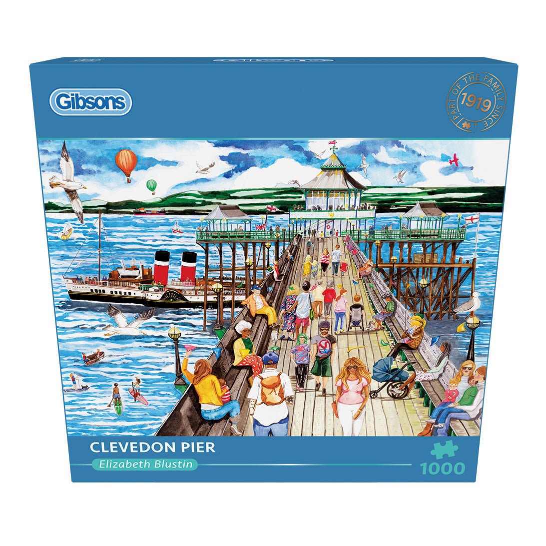 Gibsons G6412 Clevedon Pier 1000 Piece Jigsaw Puzzle - Phillips Hobbies