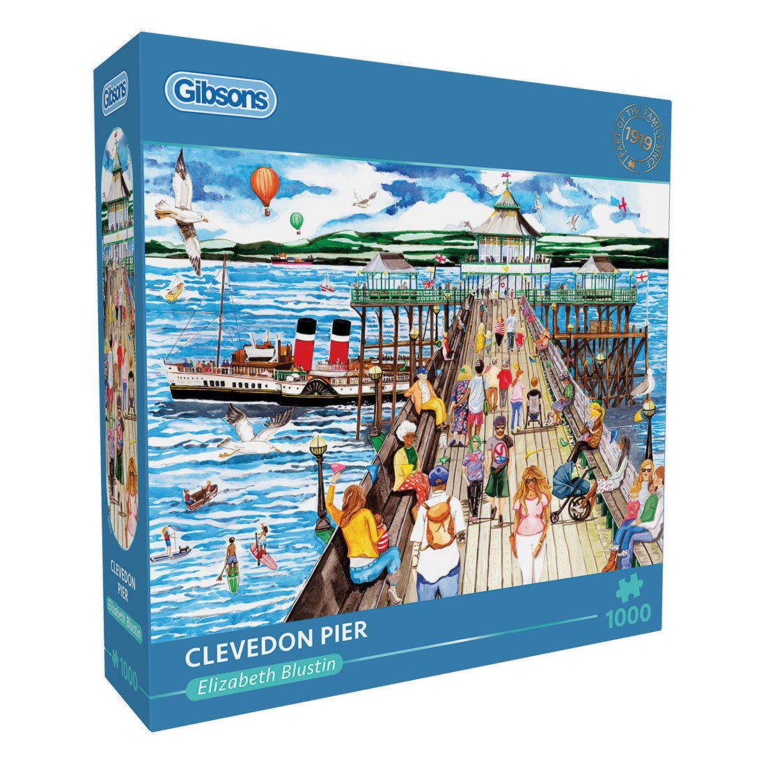 Gibsons G6412 Clevedon Pier 1000 Piece Jigsaw Puzzle - Phillips Hobbies