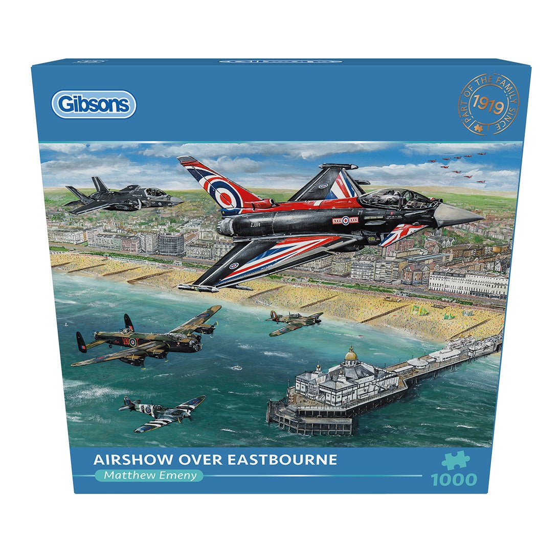 Gibsons G6413 Airshow Over Eastbourne 1000 Piece Jigsaw Puzzle - Phillips Hobbies