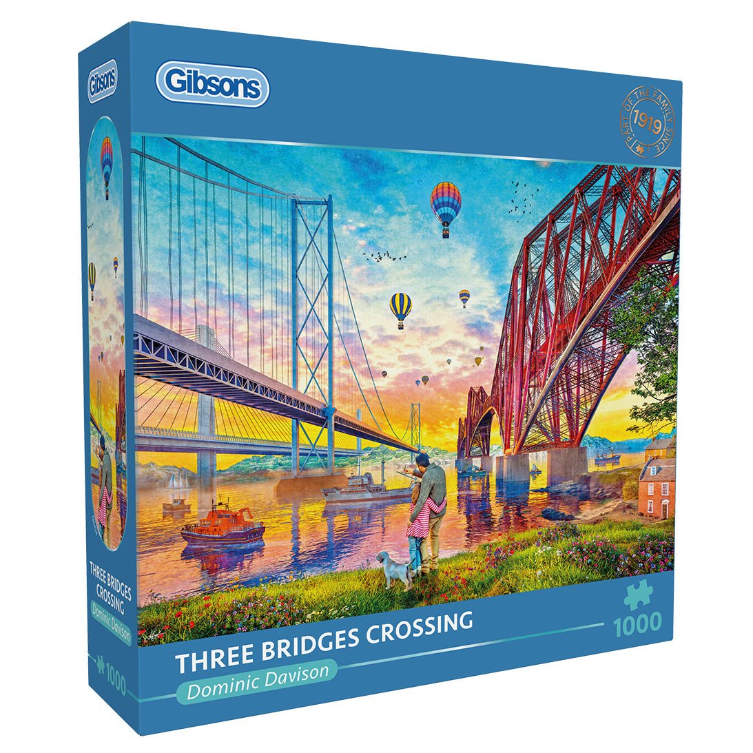 Gibsons G6424 Three Bridges Crossing 1000 Piece Jigsaw Puzzle - Phillips Hobbies