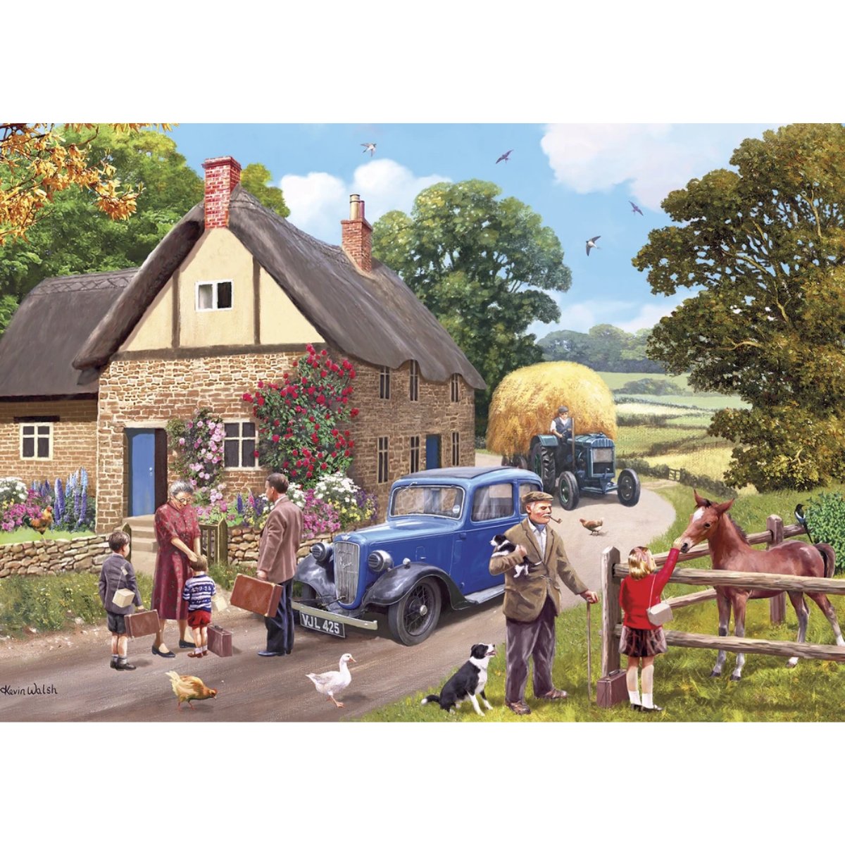 Gibsons The Evacuees Jigsaw Puzzle (4x 500 Pieces) - Phillips Hobbies